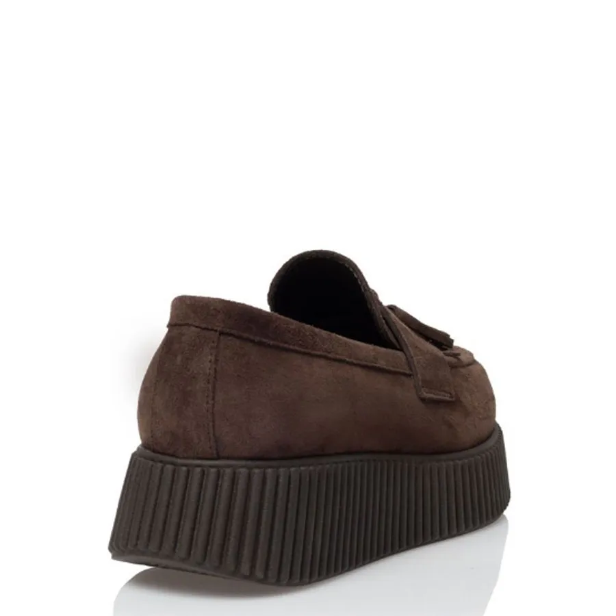 SANTE - Γυναικεία μοκασίνια 25-508-32 Καφέ