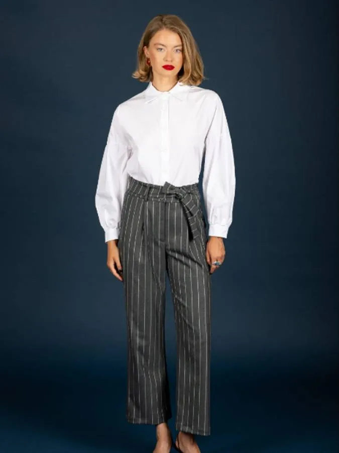 CHATON - Γυναικείο παντελόνι Brendan pants 130-21485-Grey (810)