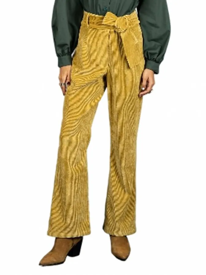 CHATON - Γυναικείο παντελόνι Morris pants 130-21471-Olive Beige (628)