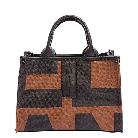 ELENA ATHANASIOU - Γυναικεία τσάντα In The Name Crosstote Mini EA Logo Brown