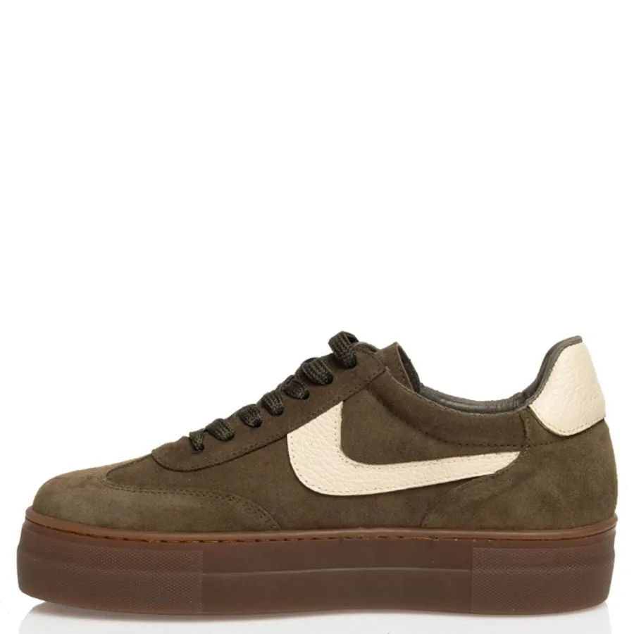 SANTE - Γυναικεία sneakers 25-506-64 Λαδί