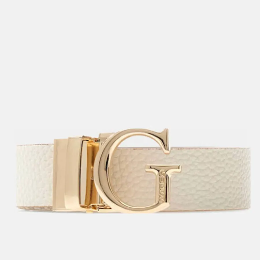 GUESS - Γυναικεία ζώνη BW9266P5330-LTL Latte Logo