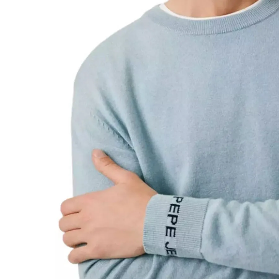 PEPE JEANS - Ανδρικό πουλόβερ ANDRE CREW NECK PM7000013 (523) Fade Blue
