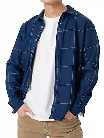 PEPE JEANS - Ανδρικό ovirshirt COVENTRY PM3090812 (561) Indigo Blue