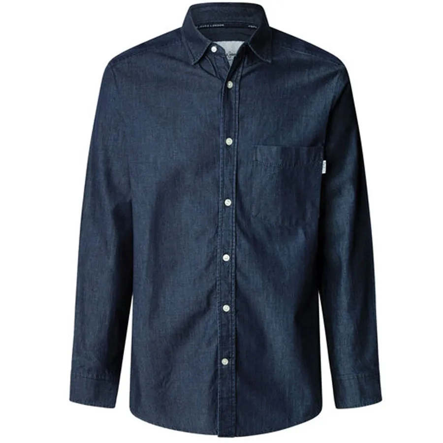PEPE JEANS - Ανδρικό πουκάμισο CLASSIC SLIM SHIRT PM3090016C2 (000) Denim