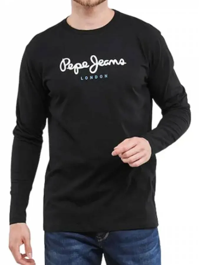 PEPE JEANS - Ανδρική μπλούζα EGGO LONG N PM508209 (999) Black