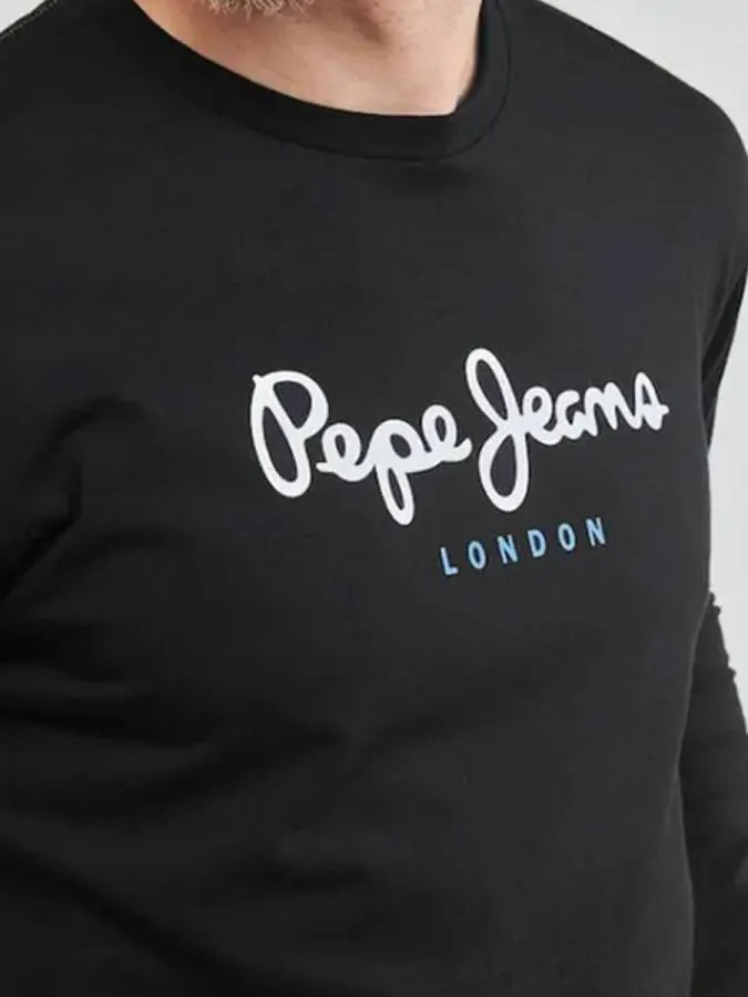 PEPE JEANS - Ανδρική μπλούζα EGGO LONG N PM508209 (999) Black