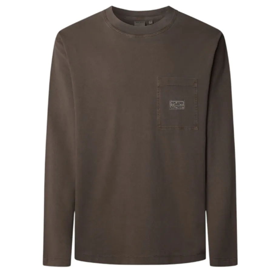 PEPE JEANS - Ανδρική μπλούζα THOR TEE PM5010100 (898) Dark Brown