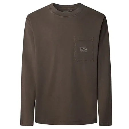 PEPE JEANS - Ανδρική μπλούζα THOR TEE PM5010100 (898) Dark Brown