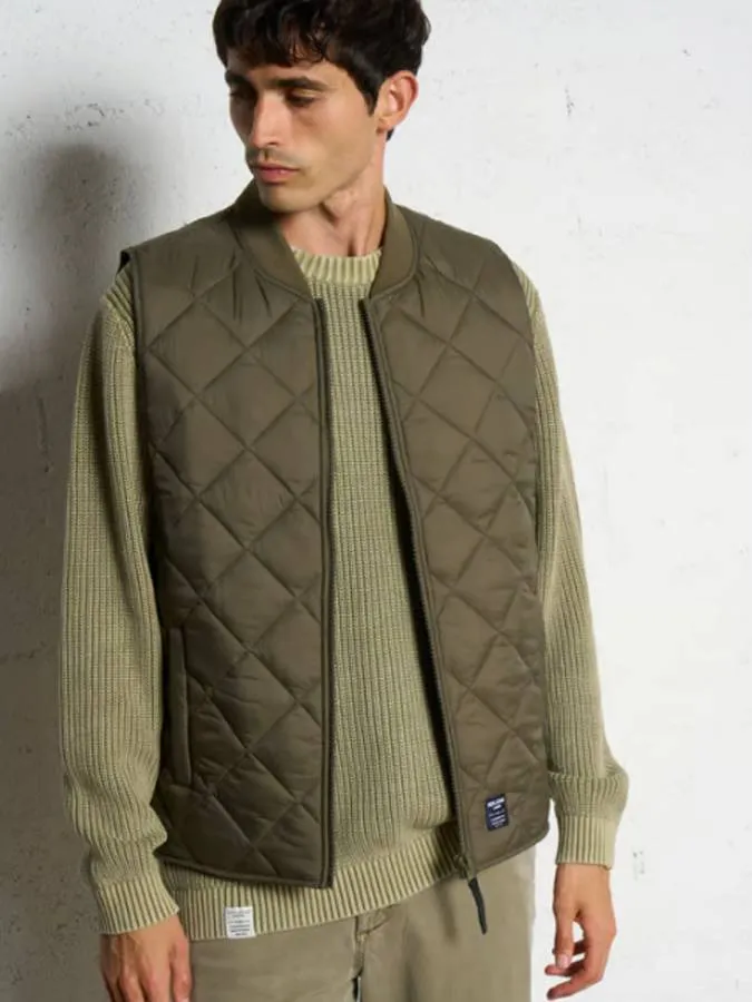 PEPE JEANS - Ανδρικό αμάνικο μπουφάν JENRY PM4027184 (679) Military Green