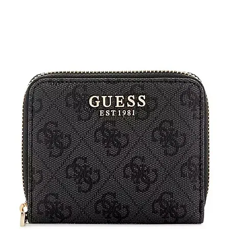 GUESS - Γυναικείο πορτοφόλι LAUREL II SLG SG7459137 COAL LOGO
