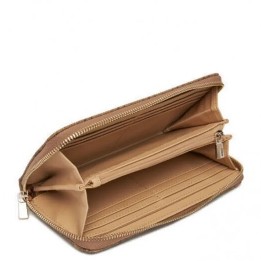 GUESS - Γυναικείο πορτοφόλι BRENTON SLG LG9648146 Latte Logo