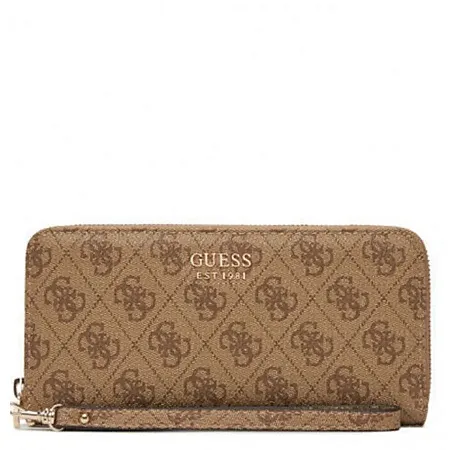 GUESS - Γυναικείο πορτοφόλι BRENTON SLG LG9648146 Latte Logo