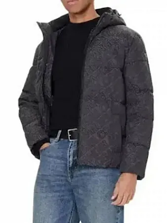 GUESS - Ανδρικό μπουφάν M5BL2DW2752-PJ3H Μαύρο