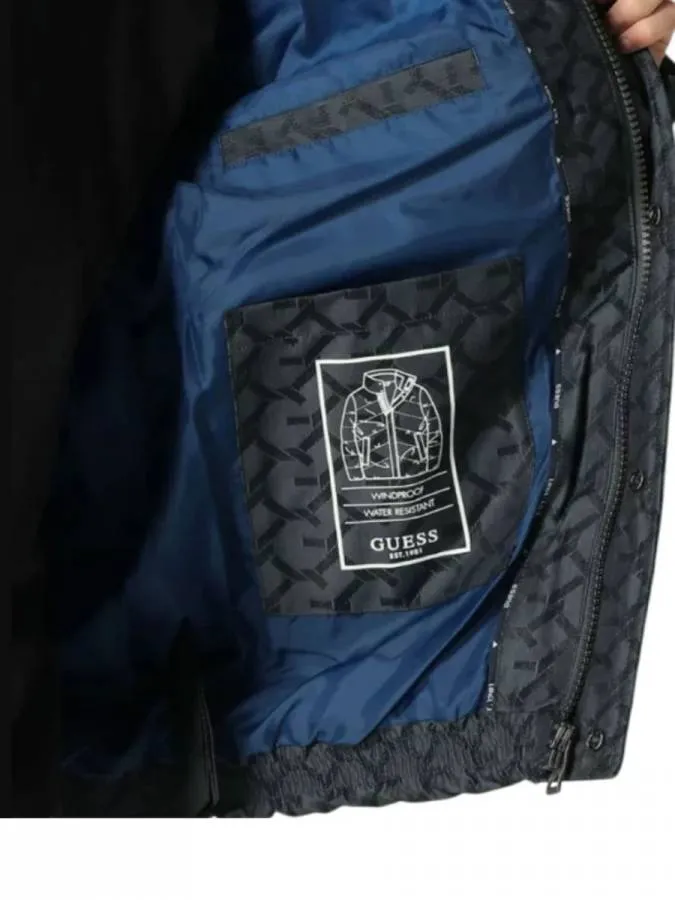 GUESS - Ανδρικό μπουφάν M5BL2MW2232-FB2Q Μαύρο