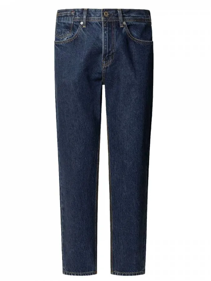 PEPE JEANS - Ανδρικό τζιν STRAIGHT JEANS BYRON FS DK BLUE PM2084152 (000) Deinim