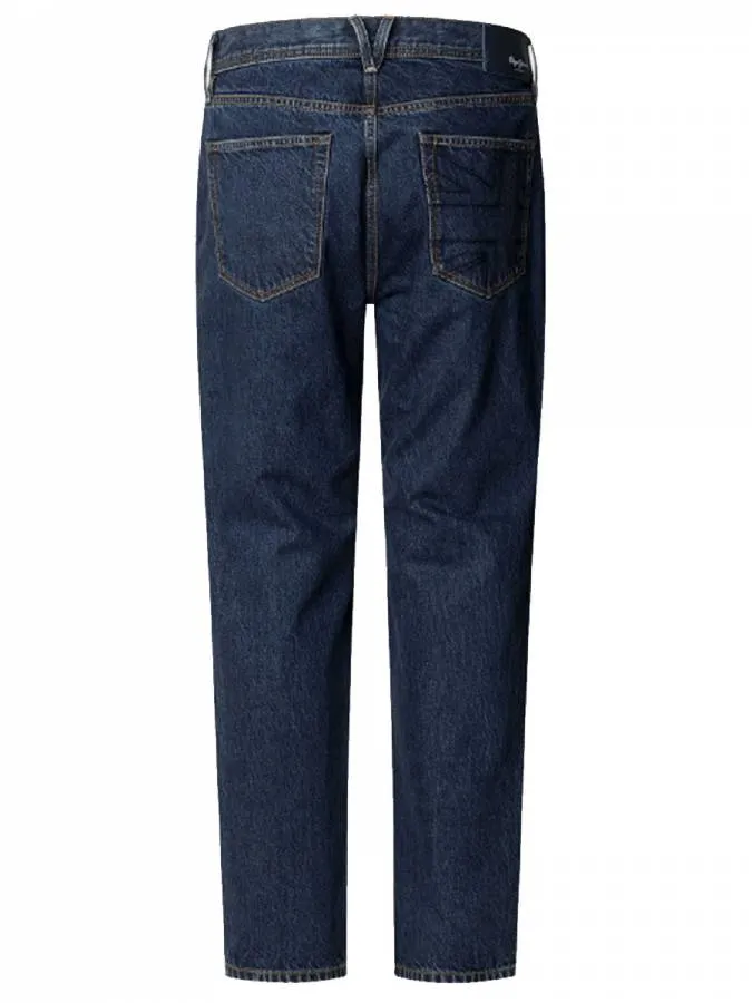 PEPE JEANS - Ανδρικό τζιν STRAIGHT JEANS BYRON FS DK BLUE PM2084152 (000) Deinim