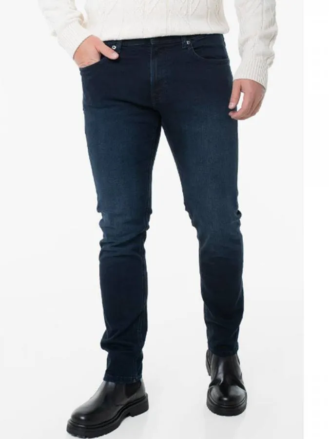 PEPE JEANS - Ανδρικό τζιν SLIM GYMDIGO JEANS TRACK PM20738987AG2 (000) Denim