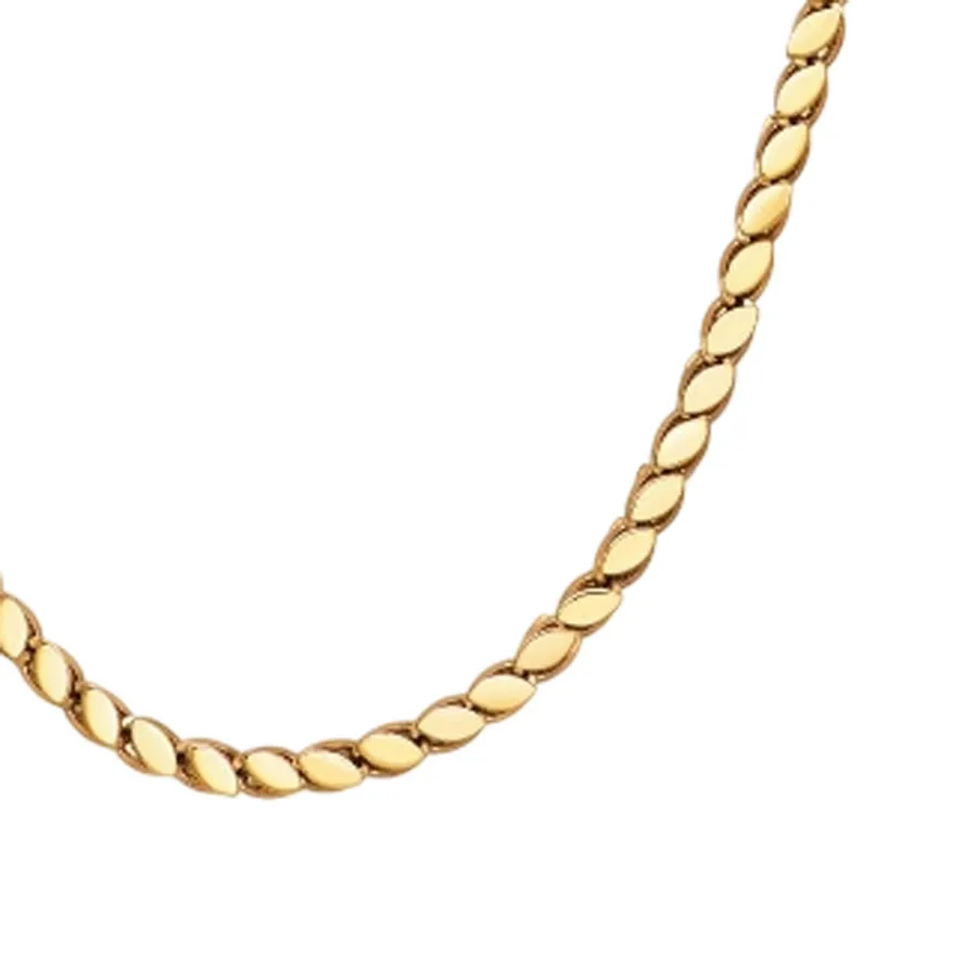 ALMYNOMA - Γυναικείο κολιέ LEAFLINE GOLD Χρυσό