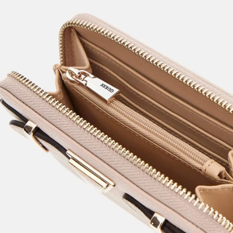 GUESS - Γυναικείο πορτοφόλι ECO ALI SLG SWBG9511140 Almond