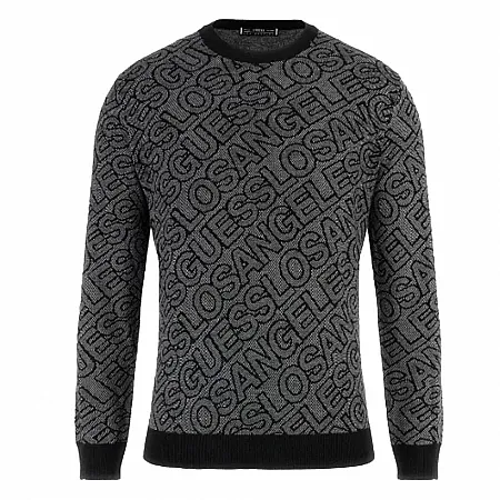 GUESS - Ανδρικό πουλόβερ M5BR11Z0442-FM0Y Γκρι