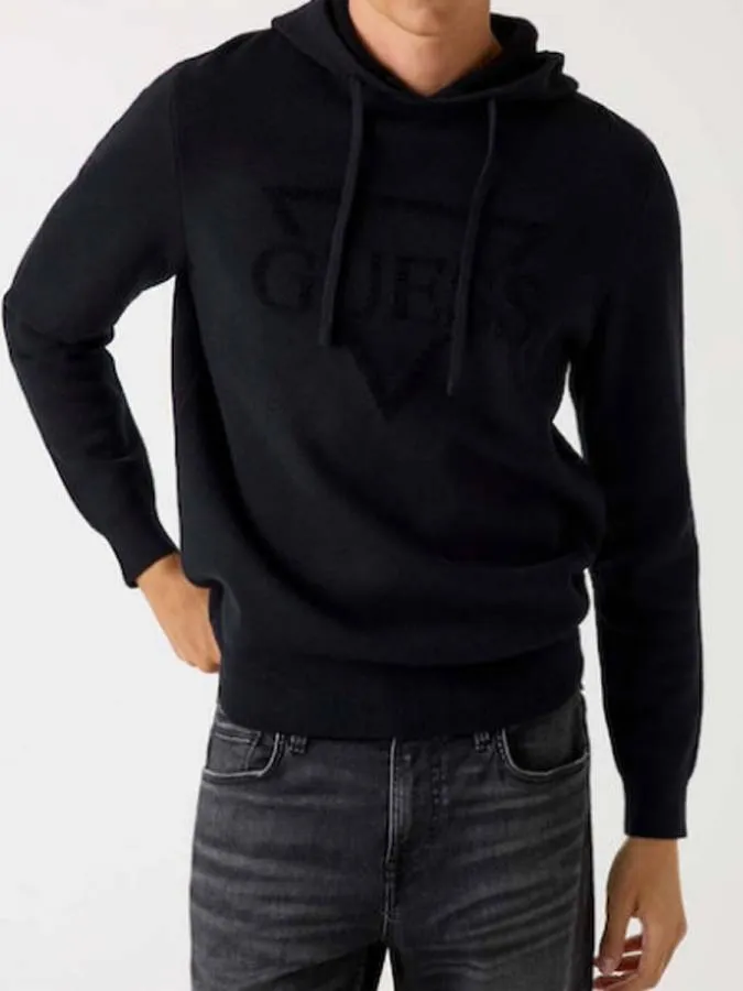 GUESS - Ανδρικό φούτερ M5BR18Z0470-JBLK Μαύρο