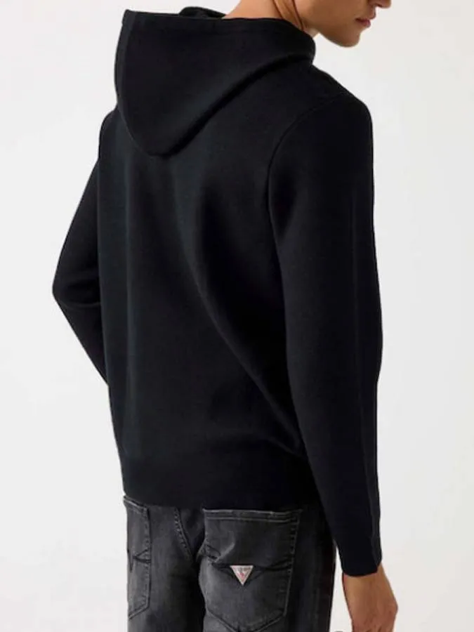 GUESS - Ανδρικό φούτερ M5BR18Z0470-JBLK Μαύρο