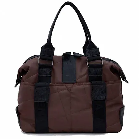 ELENA ATHANASIOU - Γυναικεία τσάντα Weekend Small Nylon Cognac