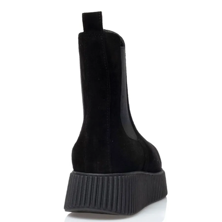 SANTE - Γυναικεία μποτάκια με ιδιαίτερα άνετη φόρμα 25-509-01 Μαύρο