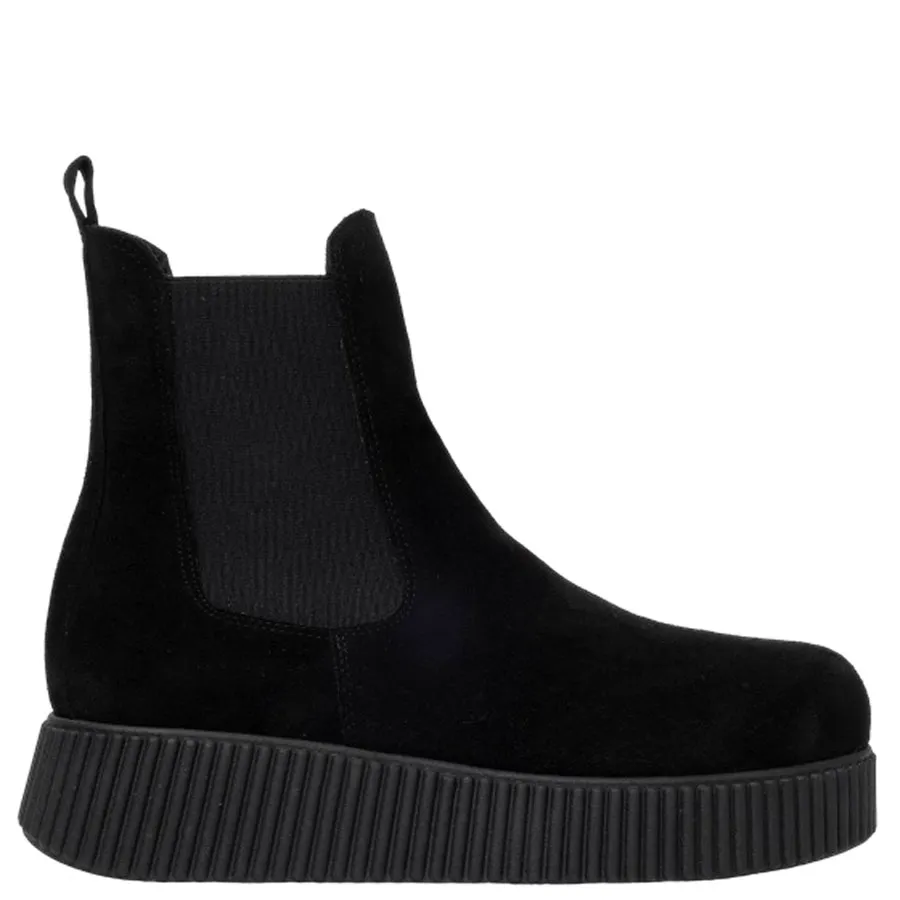 SANTE - Γυναικεία μποτάκια με ιδιαίτερα άνετη φόρμα 25-509-01 Μαύρο