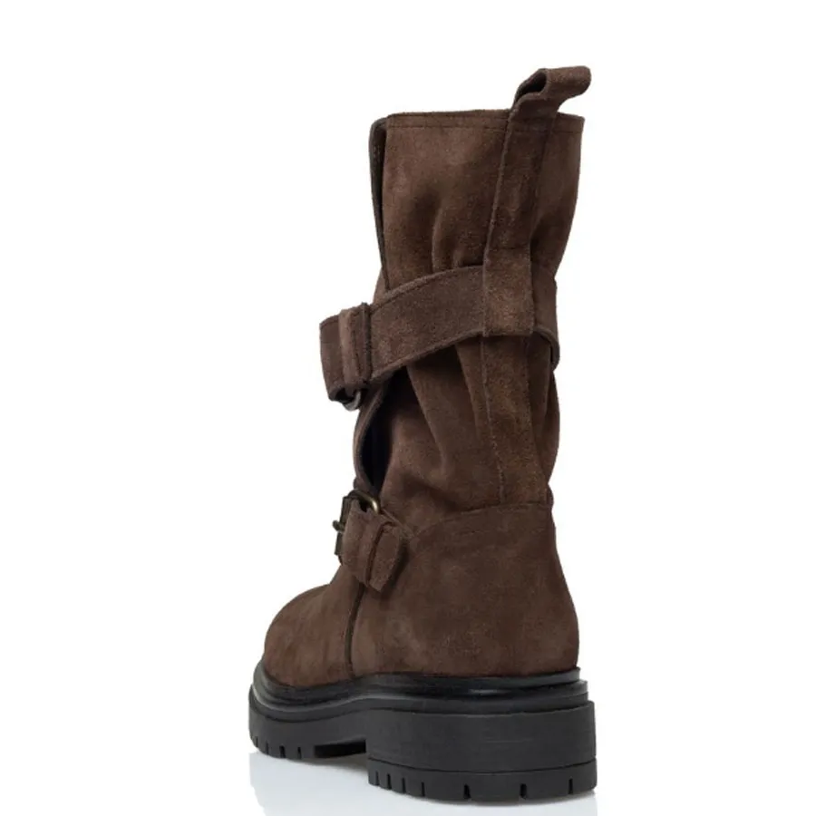 SANTE - Γυναικεία μποτάκια με ιδιαίτερα άνετη φόρμα 25-525-32 Καφέ