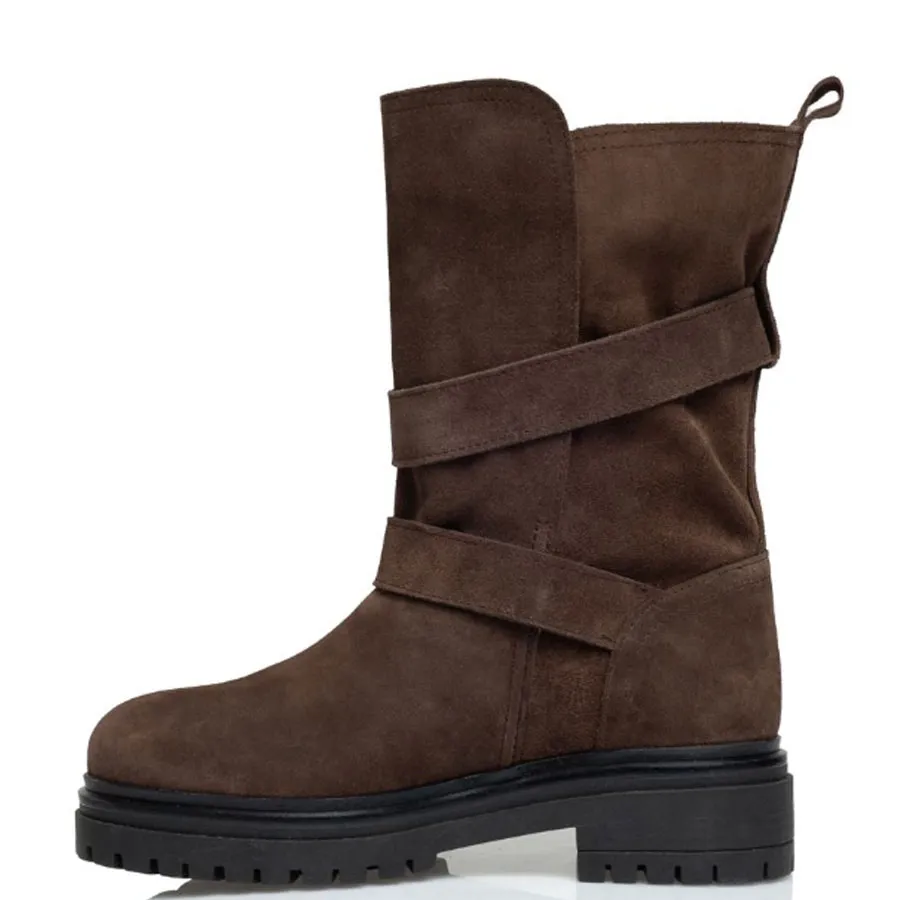 SANTE - Γυναικεία μποτάκια με ιδιαίτερα άνετη φόρμα 25-525-32 Καφέ