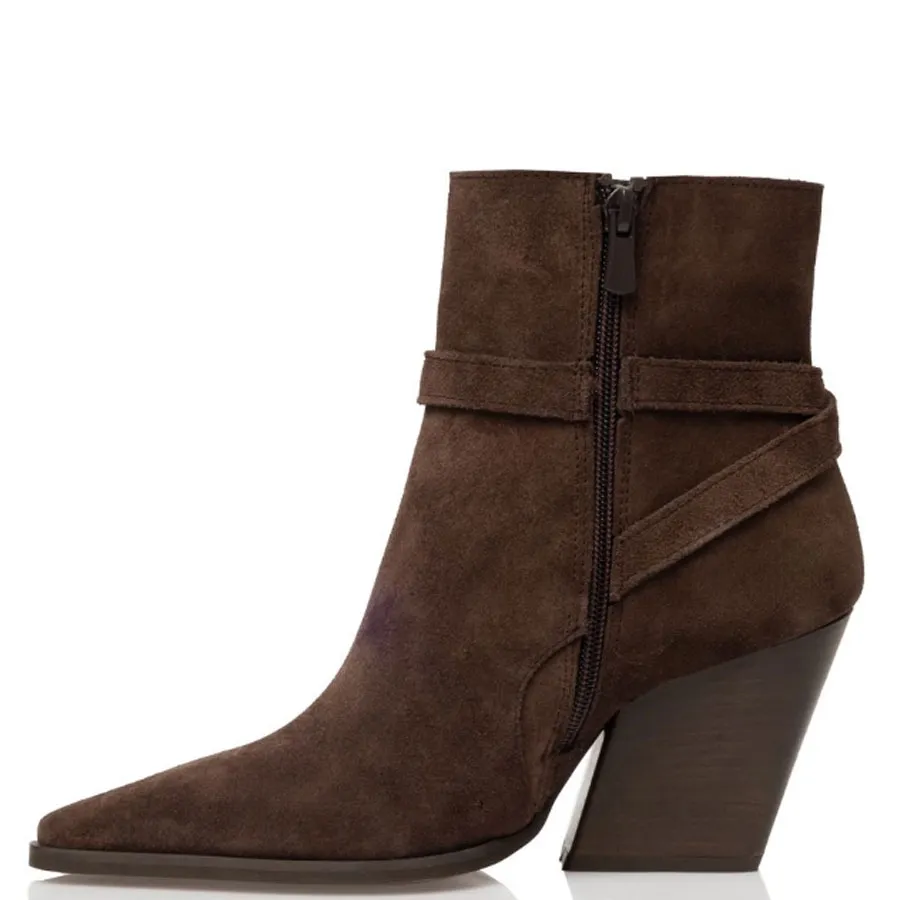 SANTE - Γυναικεία μποτάκια με ιδιαίτερα άνετη φόρμα 25-551-32 Καφέ