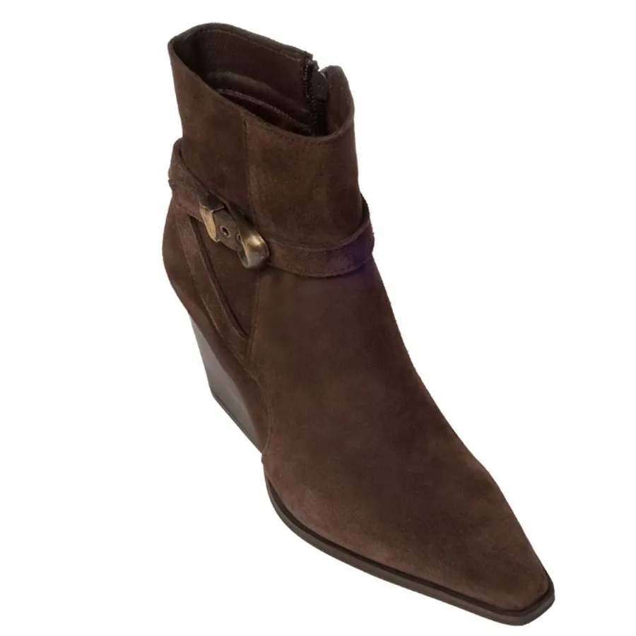 SANTE - Γυναικεία μποτάκια με ιδιαίτερα άνετη φόρμα 25-551-32 Καφέ