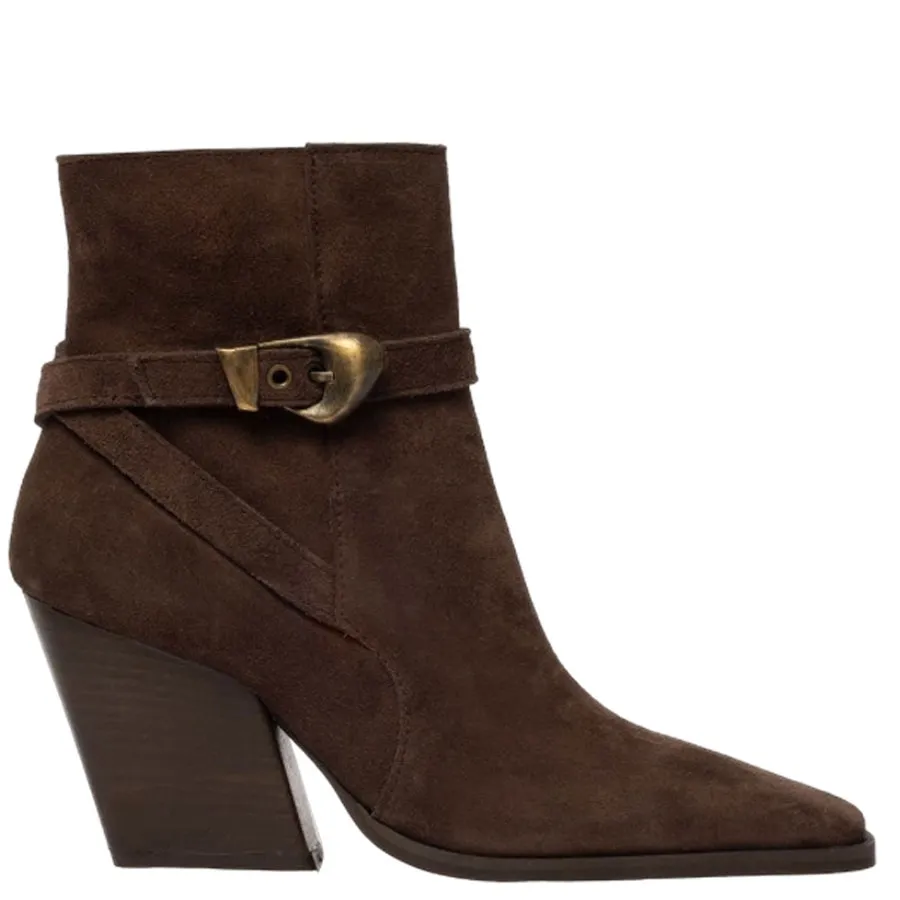 SANTE - Γυναικεία μποτάκια με ιδιαίτερα άνετη φόρμα 25-551-32 Καφέ