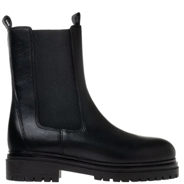 SANTE - Γυναικεία μποτάκια με ιδιαίτερα άνετη φόρμα 25-520-01 Μαύρο