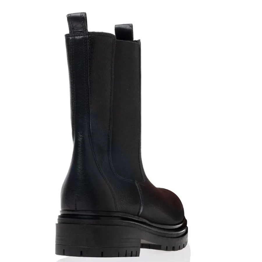 SANTE - Γυναικεία μποτάκια με ιδιαίτερα άνετη φόρμα 25-520-01 Μαύρο