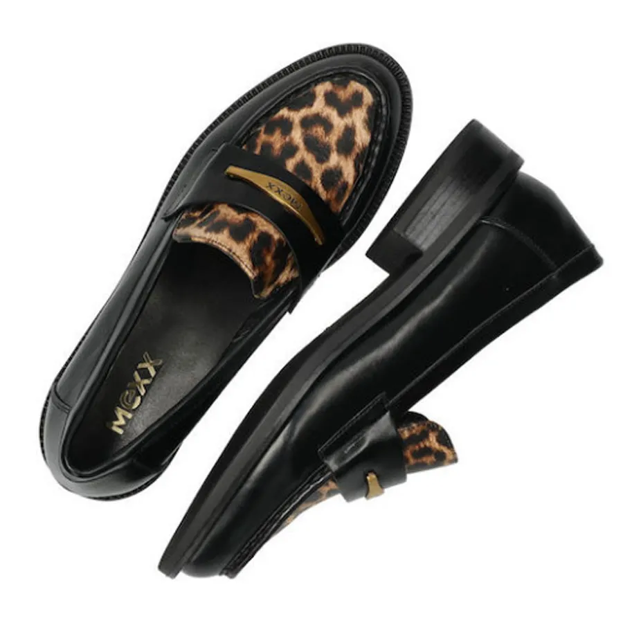 MEXX - Γυναικεία μοκασίνια PEARL MAE MI001200153W-020-1101 Black/Brown