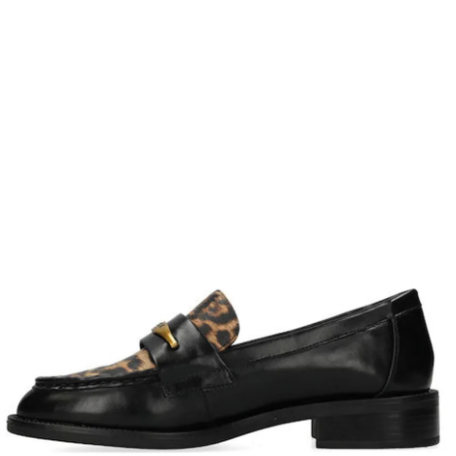 MEXX - Γυναικεία μοκασίνια PEARL MAE MI001200153W-020-1101 Black/Brown