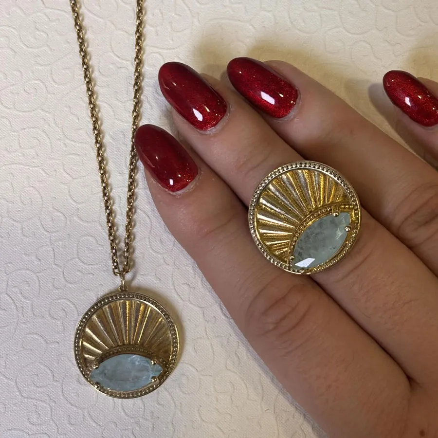 GREGIO - Γυναικείο δαχτυλίδι 11111 Επιχρυσωμένο ασημί (925)