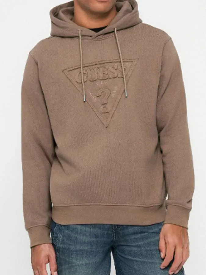 GUESS - Ανδρικό φούτερ M5BQ04K0961-A13K Καφέ
