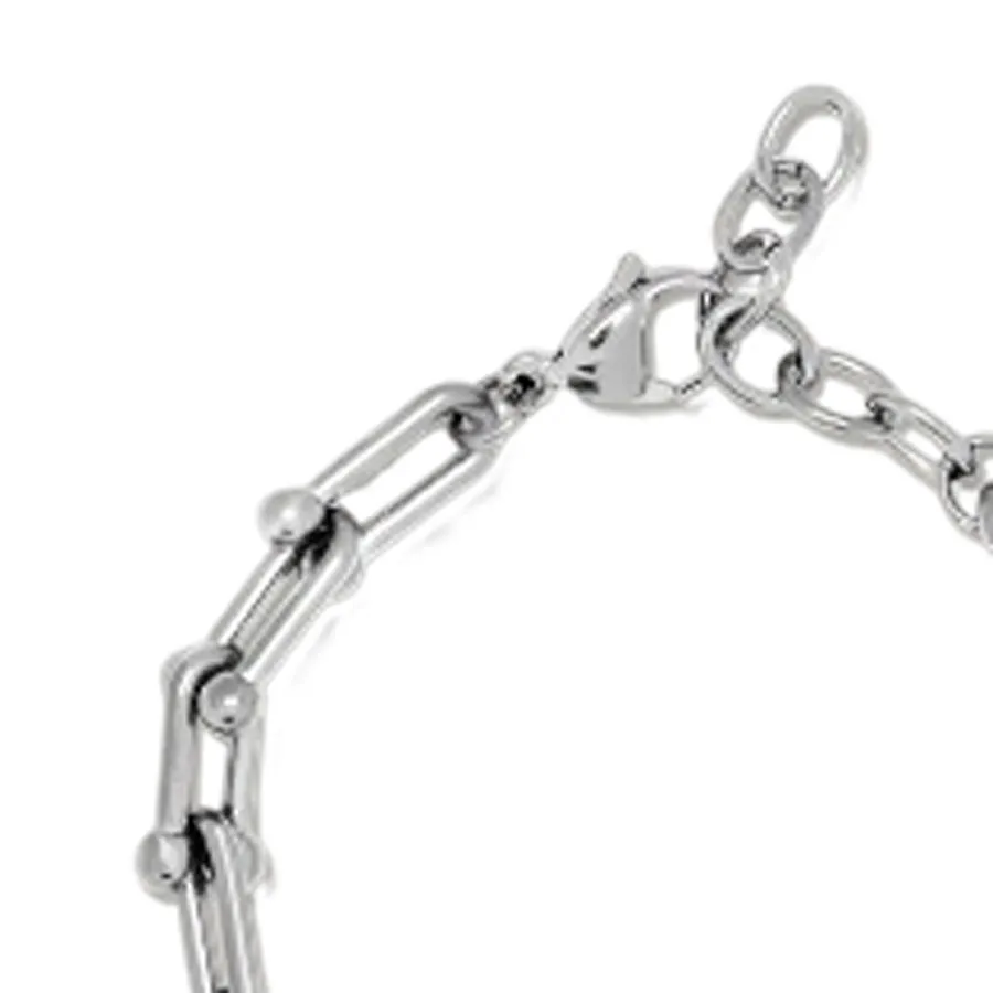 ALMYNOMA - Γυναικείο βραχιόλι ETERNAL SILVER BRACELET Ασημί