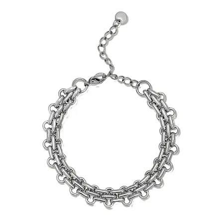 ALMYNOMA - Γυναικείο βραχιόλι TWINK LINK SILVER BRACELET Ασημί