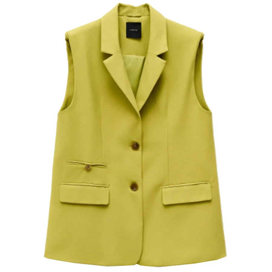 LUMINA - Γυναικείο γιλέκο LC260097 Green Olive