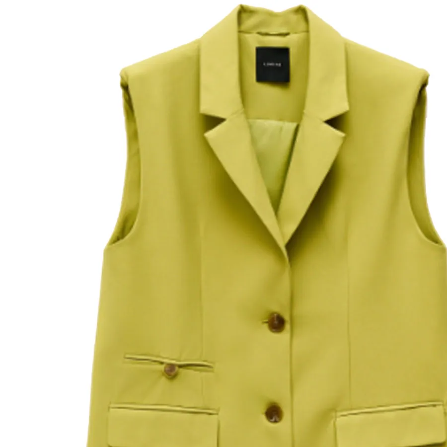 LUMINA - Γυναικείο γιλέκο LC260097 Green Olive