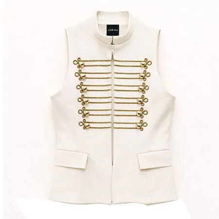 LUMINA - Γυναικείο γιλέκο LD5047 Cream