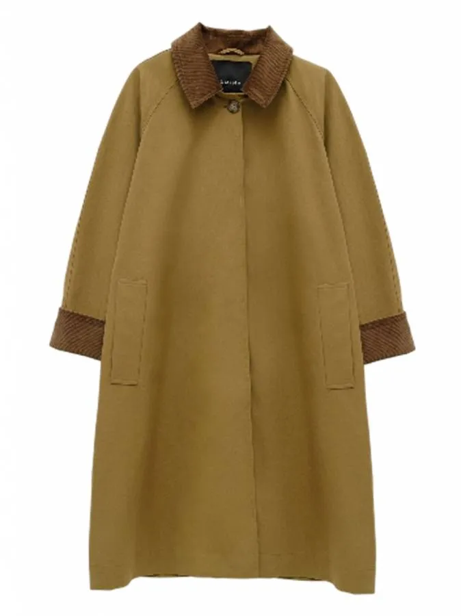 LUMINA - Γυναικείο παλτό LC260028 Verde Militaire