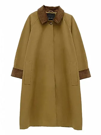 LUMINA - Γυναικείο παλτό LC260028 Verde Militaire