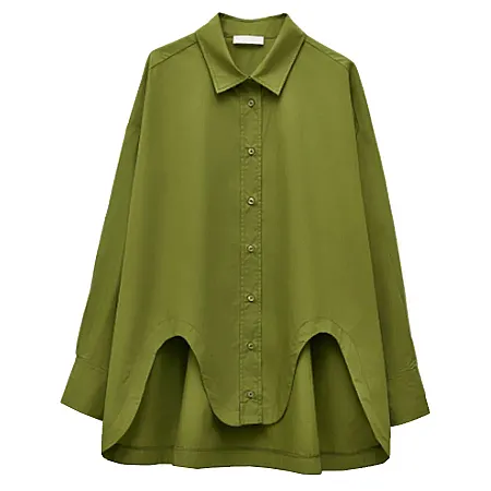 LUMINA - Γυναικείο πουκάμισο LC260117 Olive Green