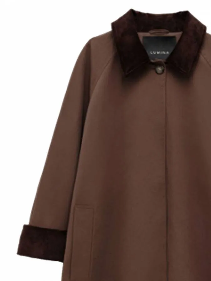 LUMINA - Γυναικείο παλτό LC260028 Brown